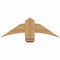 Ekena Millwork Bellingham Timber Gable Bracket, Western Red Cedar, 36"W x 12"H x 5 1/2"D x 5 1/2"F, 8/12 Pitch GBW036X12X0606BEL00SWR - alternate 1
